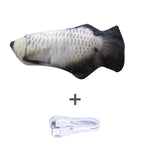 Automatic flopping fish pet toy that keeps cats entertained