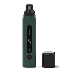 Cordless pet nail grinder featuring 5 speed settings and diamond grinding head.