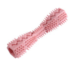 dog chew toy designed for teeth cleaning and plaque removal.