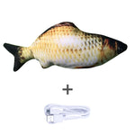 Electronic moving fish toy suitable for kittens and young cats