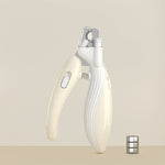 Professional pet grooming nail clipper with non-slip handle