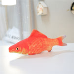 Interactive fish kicker toy for cats that love to wrestle and kick