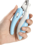 LED pet nail clippers for safe dog and cat nail