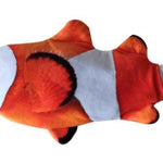 Lifelike flopping fish cat toy that encourages active play
