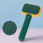 Pet massage brush providing gentle grooming and improved blood circulation